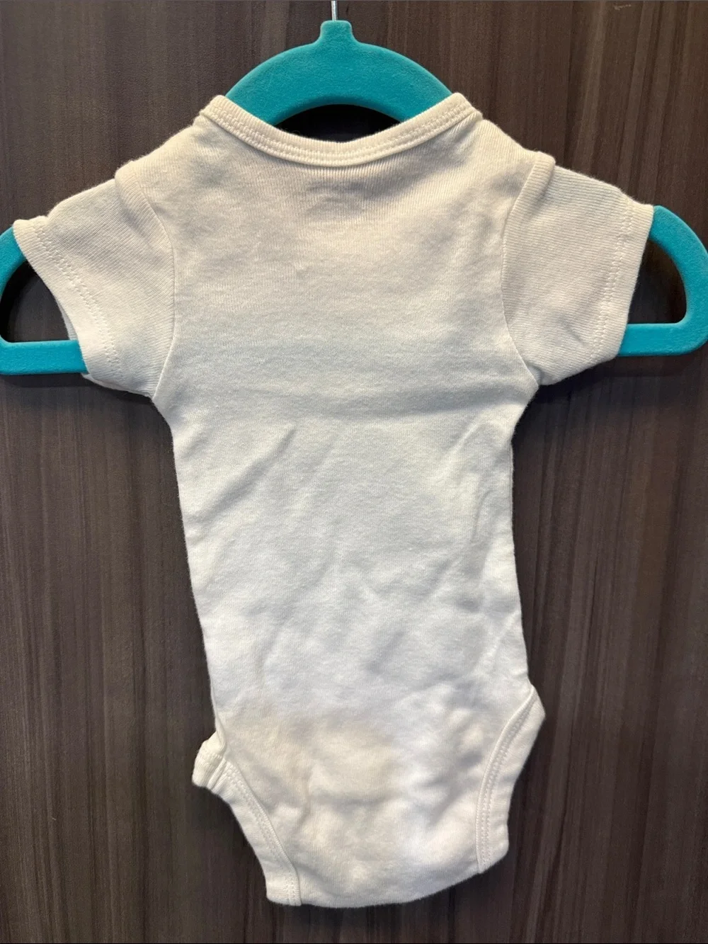 Gerber White Baby Onesie with Brown 'Home Brewed' Graphic